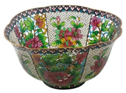 Picture of Vintage Chinese Plique-a-Jour Bowl