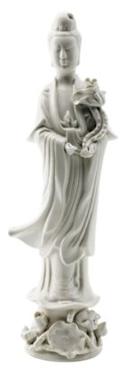 Picture of Antique Chinese Blanc de Chine Guanyin