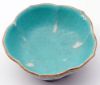 Picture of Antique Chinese Polychrome Lotus Shaped Bowl