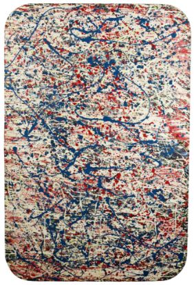 Picture of 1964 Drip Painting, signed Braun