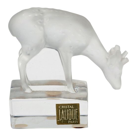 Picture of Vintage Lalique Frosted Fawn Figure
