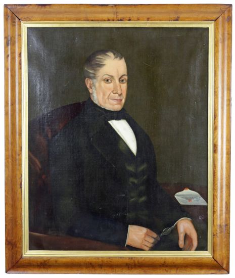 Picture of Portrait of a Gentleman, 19th C. Oil on Canvas