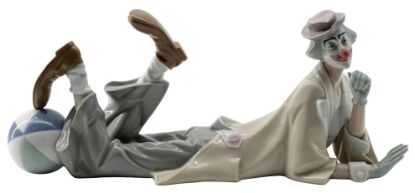 Picture of Vintage Porcelain Clown Figure by Lladro