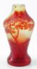 Picture of Vintage Galle Style Glass Cameo Vase