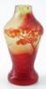 Picture of Vintage Galle Style Glass Cameo Vase