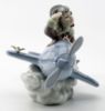 Picture of Over the Clouds, Vintage Lladro Porcelain Airplane Sculpture