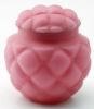 Picture of Antique Pink Quilted Glass Jar with Cover by Consolidated Lamp & Glass