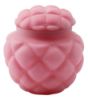 Picture of Antique Pink Quilted Glass Jar with Cover by Consolidated Lamp & Glass
