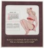 Picture of 1950 Esquire Desktop Calendar with Leatherette Frame