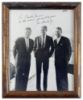 Picture of 1963 President John Kennedy and Chuck Connors White House Photograph