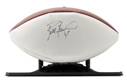 Picture of Brett Favre Autographed New York Jets Super Bowl III Football