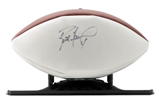 Picture of Brett Favre Autographed New York Jets Super Bowl III Football