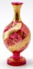 Picture of Antique Bohemian Gilded Cranberry Vase