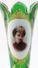 Picture of Antique Bohemian Gilded Portrait Vase