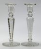 Picture of American Brilliant Cut Glass Candlestick, pair