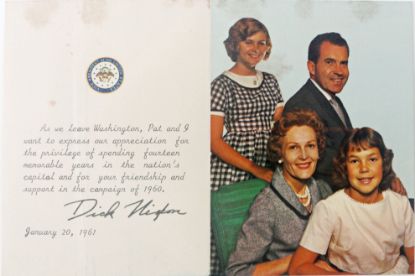 Picture of 1961 Richard Nixon Farewell Card