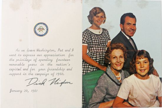 Picture of 1961 Richard Nixon Farewell Card
