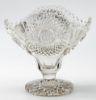 Picture of Antique American Brilliant Cut Glass Shell Vase