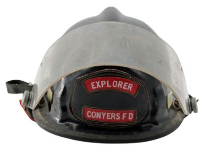 Picture of Vintage Cairns & Bro Black Composite Fire Helmet