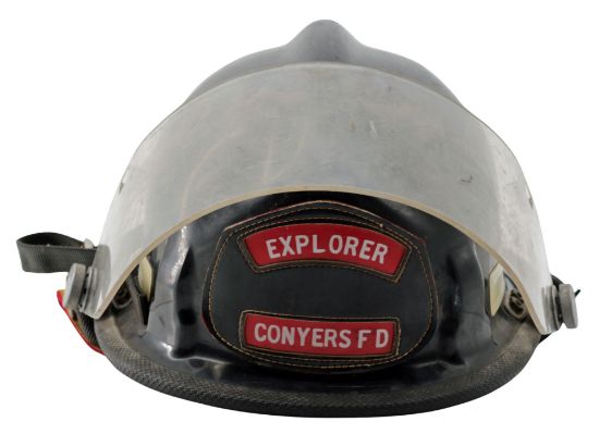 Picture of Vintage Cairns & Bro Black Composite Fire Helmet