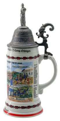 Picture of Antique German Regimental Beer Stein
