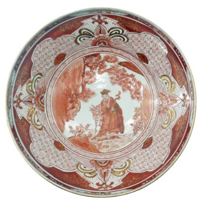 Picture of Antique Japanese Arita Rouge de Fer Bowl