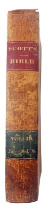 Picture of The Holy Bible, edited by Thomas Scott, 1827, Volume III