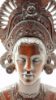 Picture of Vintage Carved Wood Balinese Princess