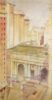 Picture of Antique Watercolor of Grand Central Station, New York City