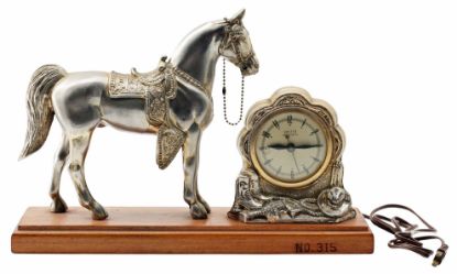 Picture of Vintage Western Horse Clock