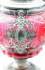 Picture of Antique WMF Cranberry Glass Covered Punch Bowl