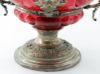 Picture of Antique WMF Cranberry Glass Covered Punch Bowl