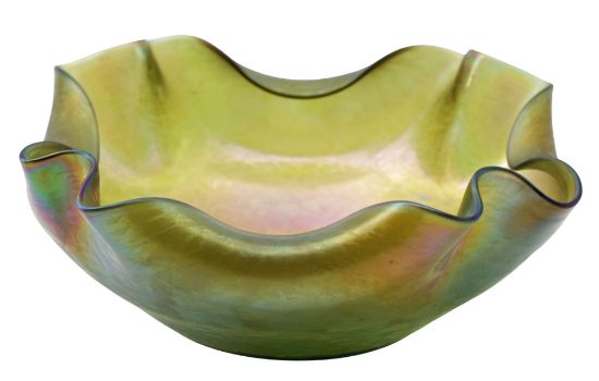 Picture of Antique Loetz Bowl in the Art Nouveau Style