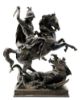 Picture of Vintage Bronze Saint George Killing the Dragon