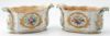 Picture of Antique Sevres Porcelain Cuvette a Fleurs, Pair