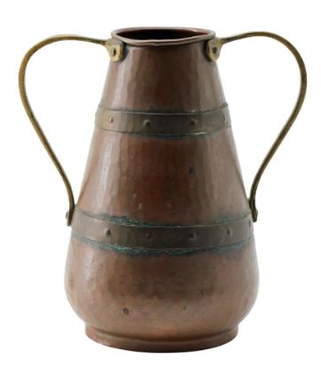 Picture of Antique Arts & Crafts Hand Hammered Copper Vase