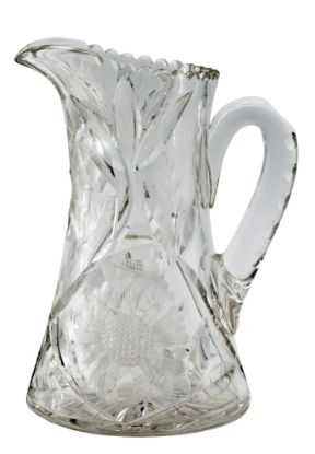 Picture of Antique American Brilliant Cut Glass Pitcher