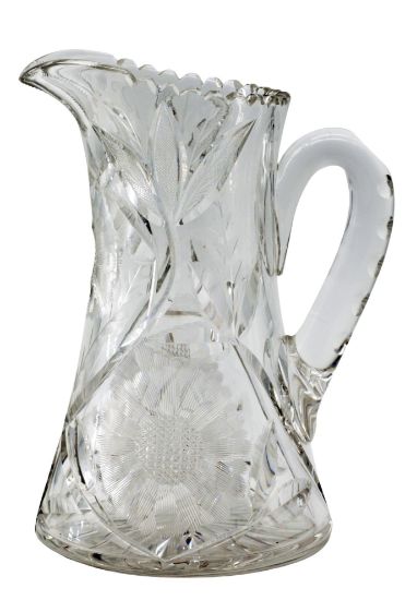 Picture of Antique American Brilliant Cut Glass Pitcher