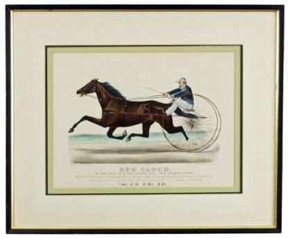 Picture of 1874 Currier & Ives Lithograph of Red Cloud