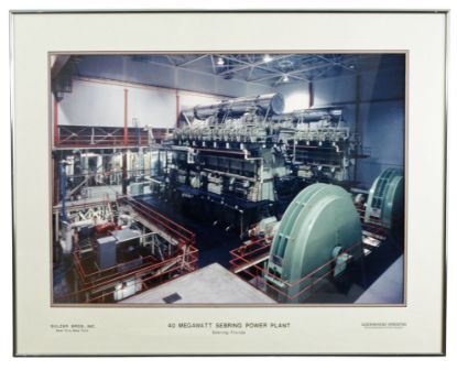 Picture of Vintage Photograph of Sebring Florida Power Plant