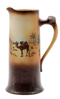 Picture of Antique D. F Haynes Large Ceramic Tankard