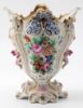 Picture of Antique Porcelain Vase Enameled with Floral Arrangments