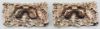 Picture of Vintage Gold Tone and Colorful Rhinestone Studded Shoe Clips