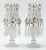 Picture of Antique American Brilliant Cut Glass Candlestick Lusters
