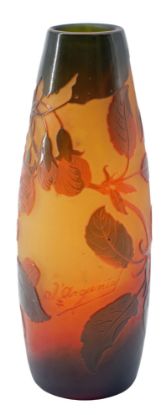 Picture of Antique French Cameo Glass Vase