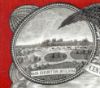Picture of Antique Centennial International Exhibition Souvenir Scarf