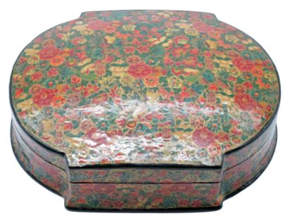 Picture of Antique Kashmiri Papier-mâché Lacquer Box