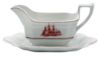 Picture of Replacement Wedgwood Gravy Boat with Attached Underplate - Flying Cloud