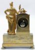Picture of Antique French Empire Style Gilt Bronze Figural Mantel Clock