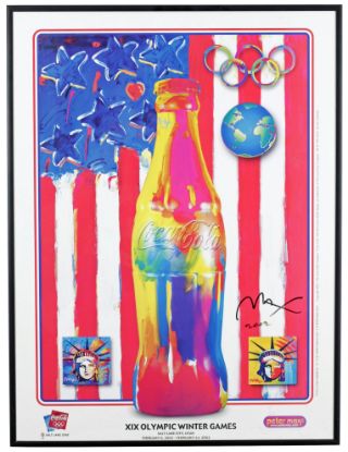 Picture of 2002 XIX Winter Olympic Games Poster by Peter Max